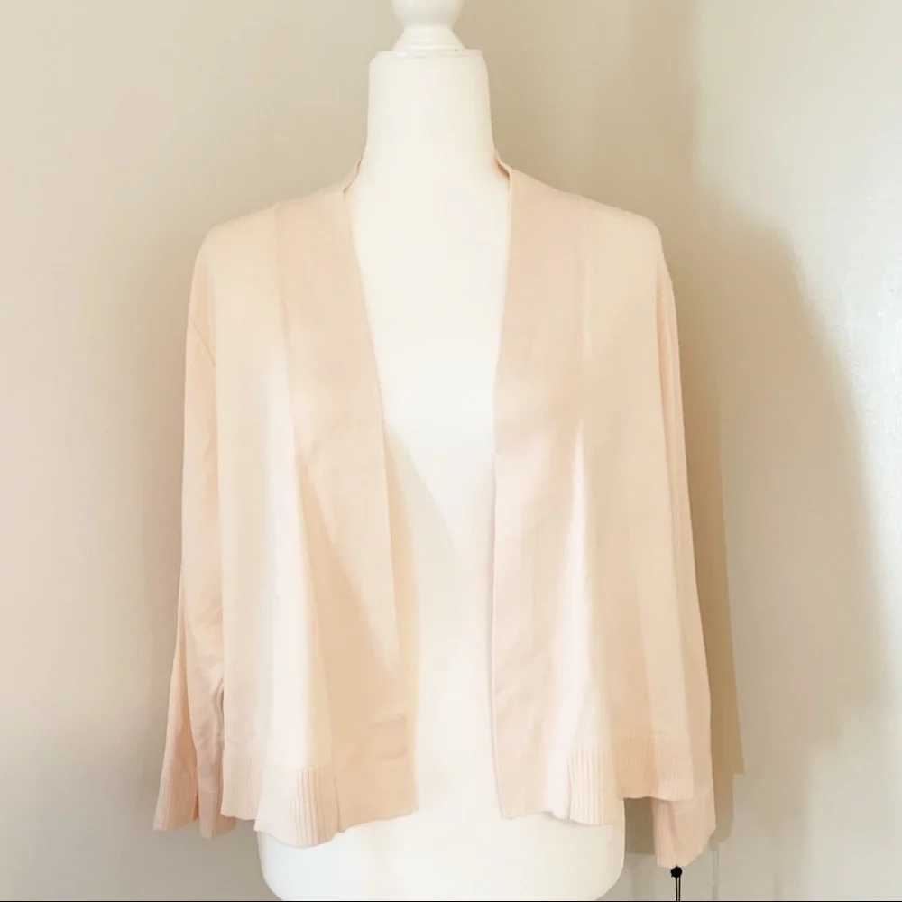 Calvin Klein NWT shrug light peach color